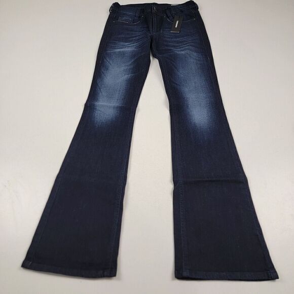 Diesel Jeans Louvboot Slim-Bootcut Low Waist Women Jeans Pants 26 Vtg Y2K 26x32 - Picture 1 of 13